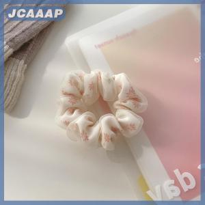 JCAAAP Hai Lớp Lụa Organza Scrunchies Ngọt Ngào Hoa Tóc Ban Nhạc Cho Cô Gái Tóc Đuôi Ngựa Chủ Cao Su Ban Nhạc Tóc Quan Hệ Tóc Phụ Kiện Tóc
