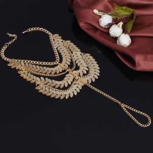 Bohemian Rantai Rumbai belly dance accessories Gelang Kaki Jumbai Gelang Kaki Kincring Belly Dance