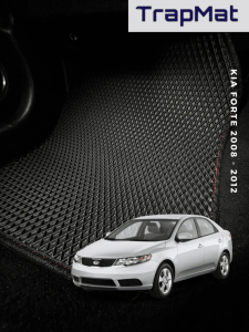 FOR - KIA FORTE TrapMat Double Layer Car Floor Mat 100% Waterproof Anti Slip Easy to Clean(Front & Rear)