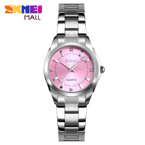 SKMEI ผู้หญิงนาฬิกาควอตซ์แฟชั่นนาฬิกาข้อมือสุภาพสตรีสายสแตนเลส30เมตรกันน้ำ1620