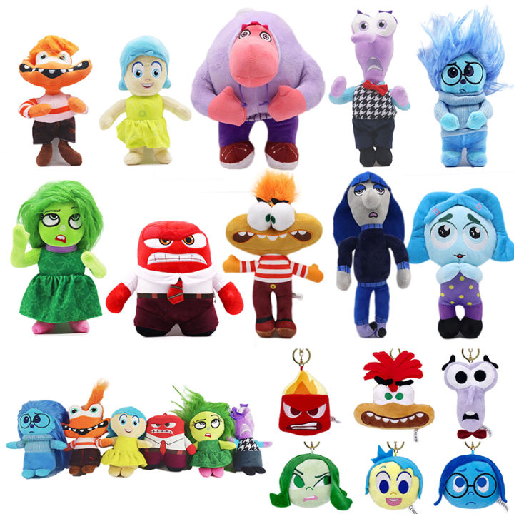 1pcs 20-27cm Inside Out 2 Plush Dolls Cartoon Characters Bing Bong Joy ...