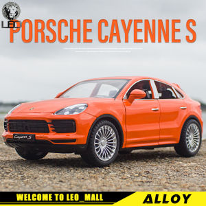 LEO 1:24 Porsche Cayenne SUV Diecast Model Car Alloy Cars Toys Collection Gift For Kids Boy Girl