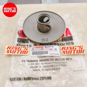 SECONDARY SLIDING SHEAVE COMP PULLY PULI PULLI PULY BELAKANG CEWE CW FAZZIO FAZIO GRAND FILANO VILANO BEJ E7670 ASLI ORI ORIGINAL YAMAHA YGP