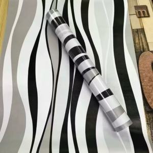 Striped Wallpaper Design 10m×45cm Self-Adhesive Waterproof Wall Sticker Wall Decor