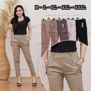 BAGGYPANTS K2 CELANA CHINO WANITA BAGGYPANTS PREMIUM TWILL STREET COMBED ADA JUMBONYA CELANA BAHAN WANITA PINGGANG KARET CELANA KERJA WANITA PINGGANG KARET YANG LAGI RAME