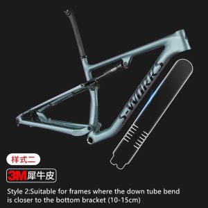 2026 MTB Down tube protector Bike Paster Scratch-Resistant Protector Bike Stickers Guards Bike Frame sticker film decals
