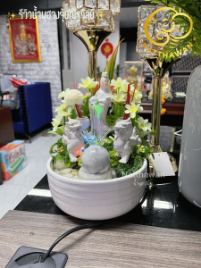 น้ำพุฮวงจุ้ยNatthawanชุดเจ้าแม่กวนอิม เมตตาบารมี