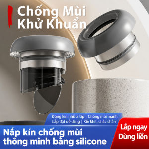 Gioăng Cao Su Mặt Bích Bồn Cầu Inox 304 Nguyên Khối Kết Hợp Silicone Dày Dặn Chống Mùi Hôi Tuyệt Đối Chống Rò Rỉ Nước Chống Côn Trùng Thoát Nước Nhanh Không Tắc Nghẽn Phù Hợp cho Ống Nhựa ( 100-110mm ) Phụ Kiện Lắp Đặt Nhà Vệ Sinh Cao Cấp