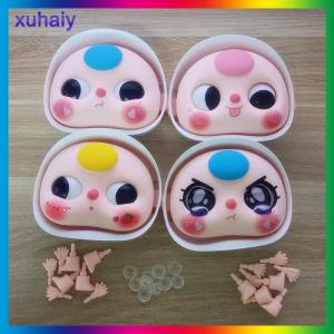 xuhaiy 1 Bộ búp bê DIY phụ kiện 5.5cm 10cm thay thế mặt tay chân Kit cho bé ba đồ chơi Phong cách Ngẫu nhiên