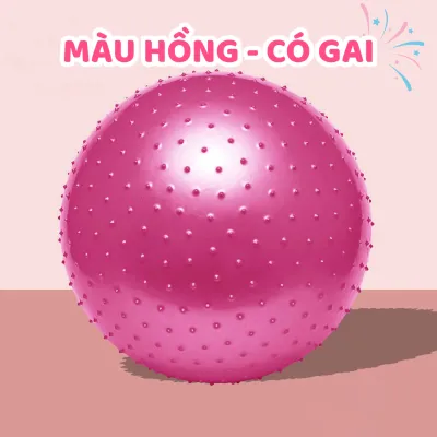 Bóng tập yoga gai chất lượng cao (55 65 75 85 cm) dày chống nổ mềm mại và thoải mái có độ đàn hồi tốt