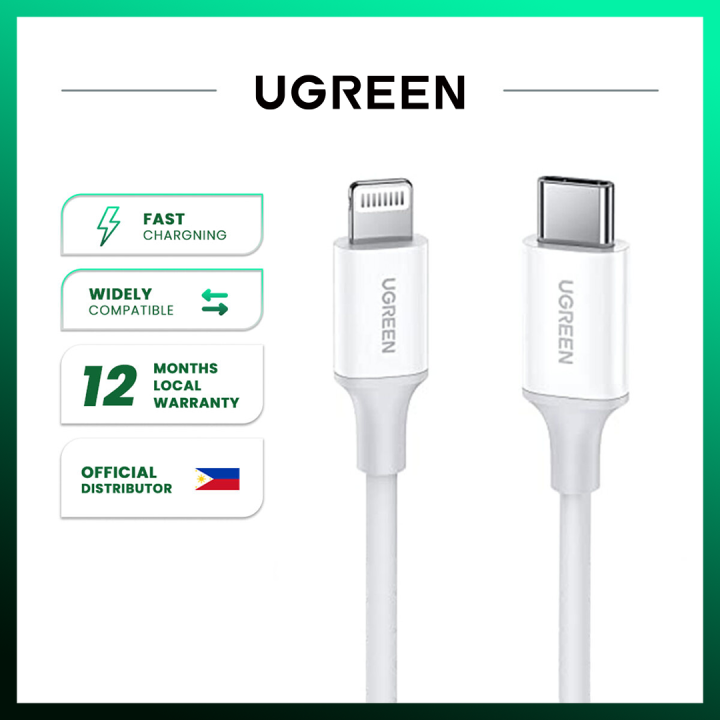 UGREEN MFi USB C to Lightning Cable 1M for Apple Macbook PD Fast Charging  PH Lazada PH