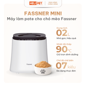 Máy Làm Pate Cho Chó Mèo Máy Nấu Thức Ăn Thịt Sấy Cho Chó Mèo Fassner Mini tiện lợi - HeLiPet