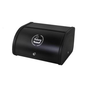 กล่องเหล็กใส่ขนมปังแบบโบราณพร้อมฝาปิดความจุมากเสื้อม้วนสารละลายสำหรับทำขนมอบที่บ้านที่เก็บเครื่องครัวสไตล์โบราณ