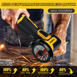 DEWALT 168V Angle Grinder Portable Electric Mini Cordless Angle Grinder Grinding Tool