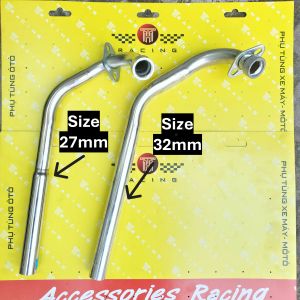 (IN21) CỔ PÔ 201 EXT10 EXT135 4 SỐ INOX - Size 27mm 32mm dùng hàng pô zin (MS04)