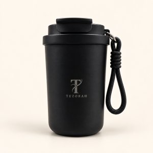 Tezorah Compact Carry Cup Cream Light Pink Forest Green Black 380 ml Carry it your way