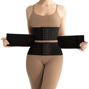 Waist Trainer for Women Seamless Underbust Waist Corsets Cincher Slimming Belt Adjustable Workout Girdle Hourglass Body Shaper