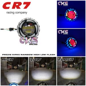 Lampu Depan Projie LED Model Kipas Besar 35 Inch High Low Flash Motor Mobil