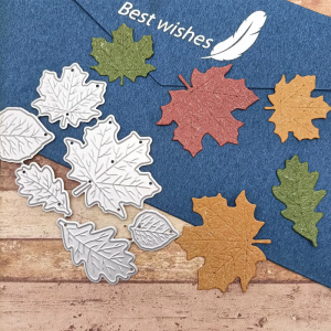 Maple Leaves Metal Cutting Dies Stencil DIY Scrapbooking Album Paper Template Mold Embossing Decoration