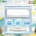 [Voucher 12% tối đa 500k trong Trạm Voucher][Độc quyền Online]Máy lạnh/ Điều hòa Panasonic Inverter CU/CS-PU9AKH-8 - Công suất 1HP - Một chiều - Eco AI - Lọc không khí bụi mịn - Wifi. 