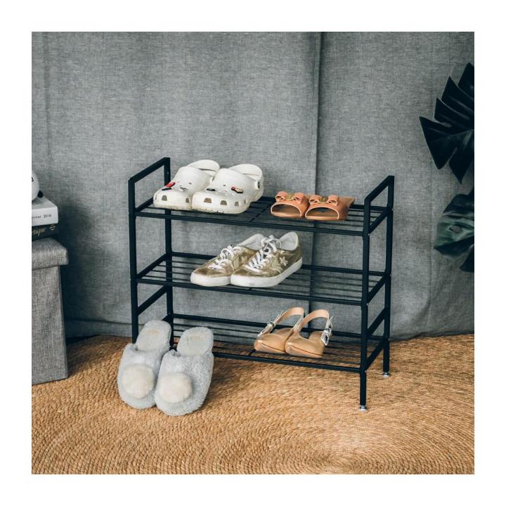 Warehouse Flash Sale HOUZE SLIM 3 Tier Stackable Shoe Rack Length 60cm Lazada Singapore