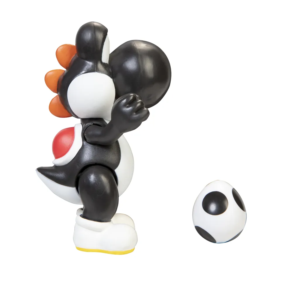 Nintendo Super Mario 4-Inch BLACK YOSHI with EGG Accessory
