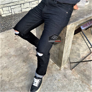 CELANA JEANS PANJANG SOBEK SELVEDGE // CELANA PANJANG SOBEK PRIA // CELANA JEANS PANJANG SOBEK PREMIUM // CELANA PANJANG RIPPED five brother