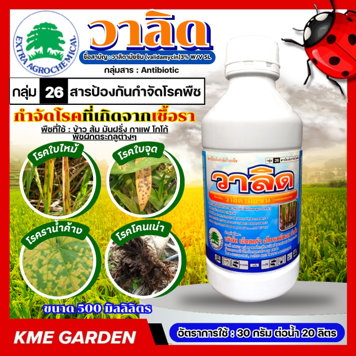 วาลิดามัยซิน 3% WV SL 500ml ป้องกันโรคพืช