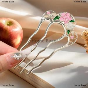 [COD] Home Base Metal U-Shaped Hair Fork Combs Tassel Hair Sticks Hair Clip Hairpins Women Girl Hair Accessories Ornament Styling Tool