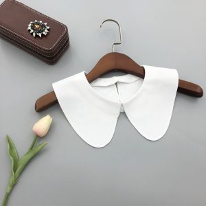 ANANAA Cổ áo tròn Cổ áo giả Đa năng Bông Cổ áo sơ mi Thời trang Phong cách Preppy Cổ áo có thể tháo rời dành cho phụ nữ và các cô gái