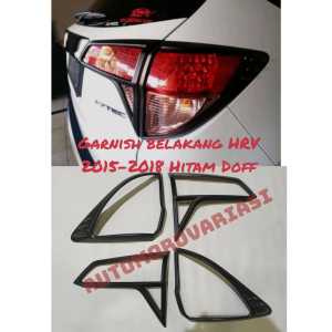 GARNISH LIST HEAD LAMP DEPAN BELAKANG HONDA HRV 2015-2018 HITAM DOFF