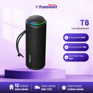 [MỚI] Loa Bluetooth Tronsmart T8 | Công Suất 40W | Sử Dụng Đến 18h | Âm Thanh 360° | Bảo Hành 12 Tháng