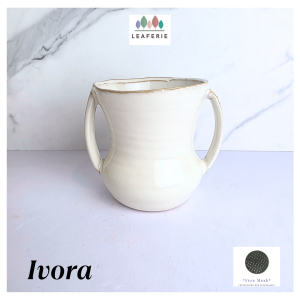 The Leaferie Ivora plant pots. Ceramic flowerpot . flowerpots . flower pot planter planters Flowers