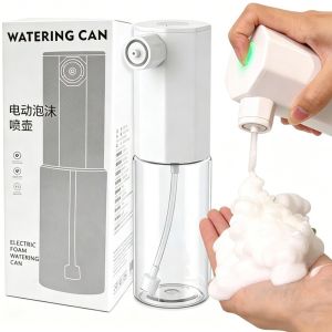 300ml Automatic Foaming Soap Dispenser / USB Charge Pressing Hand Sanitizer Bottle / Kitchen Bathroom Dispenser