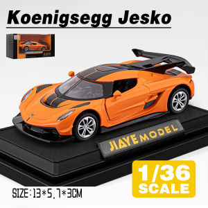 LEO 1:36 Koenigsegg Jesko Diecast Model Car Alloy Cars Toys Collection Gift For Kids Boy Girl