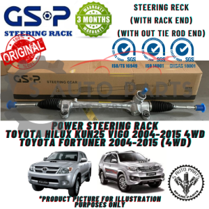 TOYOTA HILUX KUN25 VIGO (2004Y-2015Y) 4WD / FORTUNER (2004Y~) (4WD) POWER STEERING GEAR RACK -BRAND 100% ORIGINAL GSP