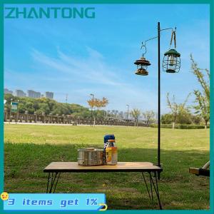 ZHANTONG 1Pc Camping Lantern Stand Tabletop Detachable Lantern Hangers Portable Light Holder Lighting Brackets Tourist Hiking Equipment