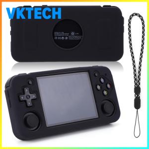 [Vktech] Silicone Protective Sleeve Skin Anti-Scratch Protective Case with Lanyard Protective Cover for Anbernic RG35XX H Retro Handheld Game Console