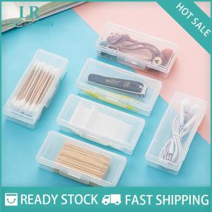LF Wholesale✨Flash Sale ✨ Du Lịch Di Động Hộp Thuốc Bông Tăm Chủ Trường Hợp Detal Xỉa Đồ Trang Sức Tổ Chức Container Chống Bụi Đồ Trang Sức Phụ Kiện Hộp