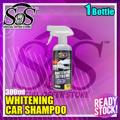 SPD Whitening Car Shampoo 300/500ML Putih Stain Remover Car Whitening Restore Spray White Car Shampoo Whitening Extreme