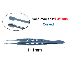 1pcs Ophthalmic Perone LASIK Forceps with Hole Eyelid Tools Ophthalmic Instrument Titanium/stainless