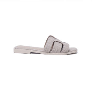 LAPEPA KYRA Sandal Slop Wanita Kekinian Sendal Hak Datar Cewek Sendal Flat Casual Terbaru