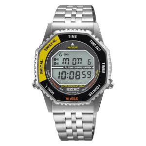 SEIKO SMGG17P1 Rotocall Reissue Digital Quartz Black and Yellow