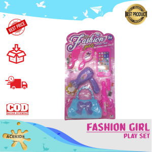 Mainan Anak Perempuan Beauty Fashion Girl Set Alat Kecantikan - 529-54