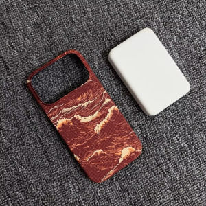 Luxury For Magsafe Carbon Fiber Texture PC Phone Case For iPhone 17 16 15 Pro Max 17 Air New Frosted Frameless Cover Half Shell
