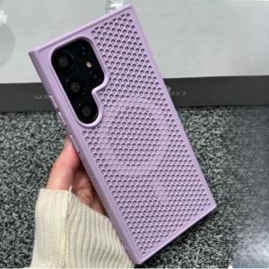 Magne For Cooling Mesh Breathable Case For Samsung S26 25 S24 S23 FE S22 Ultra Plus Shockproof Heat Dissipation Cover