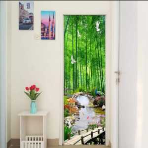 Stiker Pintu Kamar Mandi Stiker Toilet Kamar Mandi Cetak Sendiri ( COD )FLYSTAR STORE