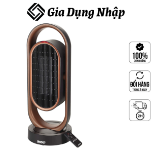 Quạt Sưởi Gốm UNOLD 86535 Máy Sưởi Quạt Sưởi Tại Nhà Thiết Bị Sưởi Công suất 1800W Dễ Dàng Tháo Rời Vệ Sinh Tự Ngắt Có Chức Năng Hẹn Giờ Chống Quá Nhiệt Có Điều Khiển Chuẩn EU An Toàn Nhập Đức BH 12 Tháng