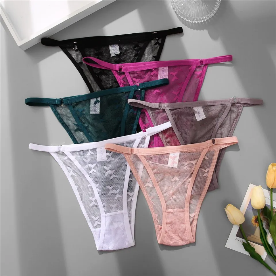 AllOfMe Sexy Underwear Women Panties Perspective Tanga Panties