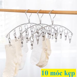 MÓC TREO PHƠI QUẦN ÁO EM BÉ INOX 8/10/20 KẸP - MÓC INOX PHƠI QUẦN ÁO TẤT VỚ KHĂN TAY QUẦN ÁO EM BÉ...